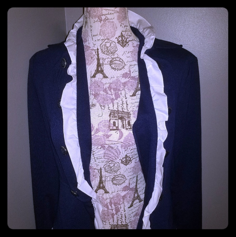 Royal Ruffle Blazer